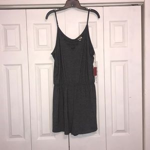 MOSSIMO gray spaghetti strap romper